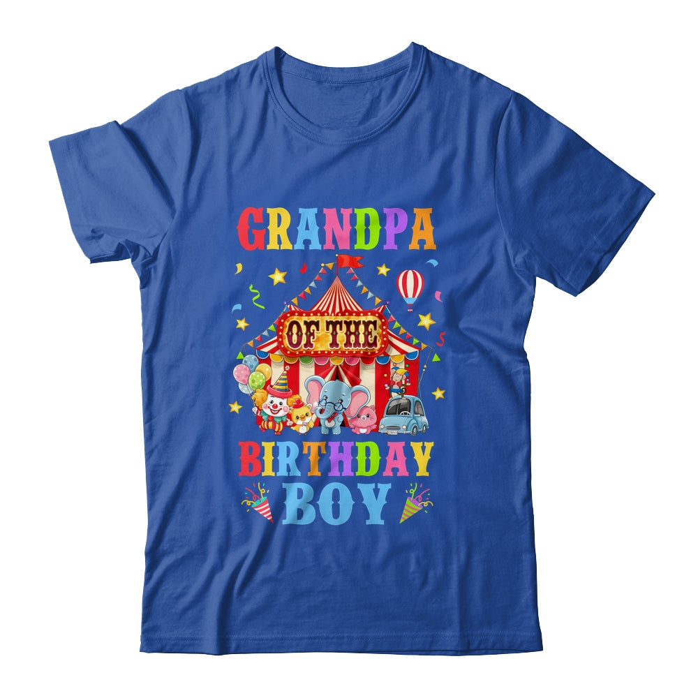 Grandpa Of The Birthday For Boy Circus Carnival Theme Party Shirt & Hoodie | siriusteestore