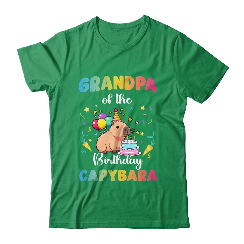 Grandpa Of The Birthday Girl Capybara Bday Party Family Shirt & Hoodie | siriusteestore