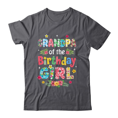 Grandpa Of The Birthday Girl Hawaii Family Party Decor Shirt & Hoodie | siriusteestore