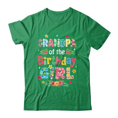 Grandpa Of The Birthday Girl Hawaii Family Party Decor Shirt & Hoodie | siriusteestore