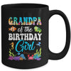 Grandpa Of The Birthday Girl Sea Fish Ocean Aquarium Party Mug | siriusteestore