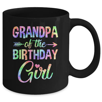 Grandpa Of The Birthday Girl Tie Dye 1st Birthday Girl Mug | siriusteestore