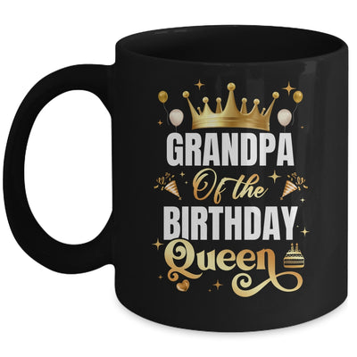 Grandpa Of The Birthday Queen Funny Matching Birthday Party Mug | siriusteestore