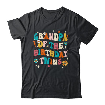 Grandpa Of The Birthday Twins Boys Girls Party Retro Bday Shirt & Hoodie | siriusteestore