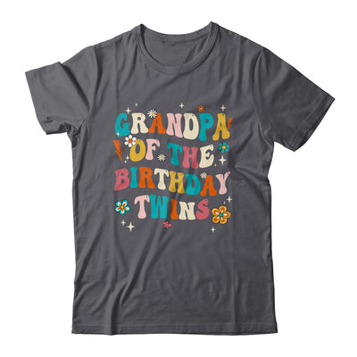 Grandpa Of The Birthday Twins Boys Girls Party Retro Bday Shirt & Hoodie | siriusteestore