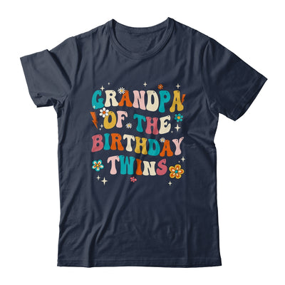 Grandpa Of The Birthday Twins Boys Girls Party Retro Bday Shirt & Hoodie | siriusteestore