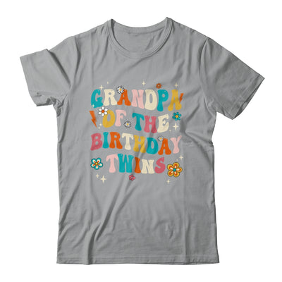 Grandpa Of The Birthday Twins Boys Girls Party Retro Bday Shirt & Hoodie | siriusteestore