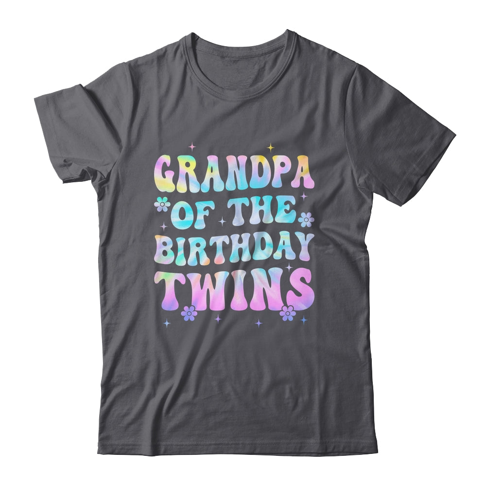 Grandpa Of The Birthday Twins Girls Kids Party Retro Bday Shirt & Hoodie | siriusteestore