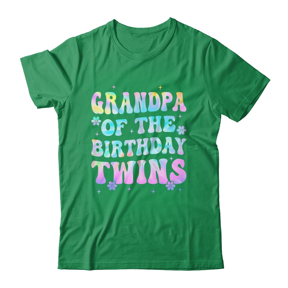 Grandpa Of The Birthday Twins Girls Kids Party Retro Bday Shirt & Hoodie | siriusteestore