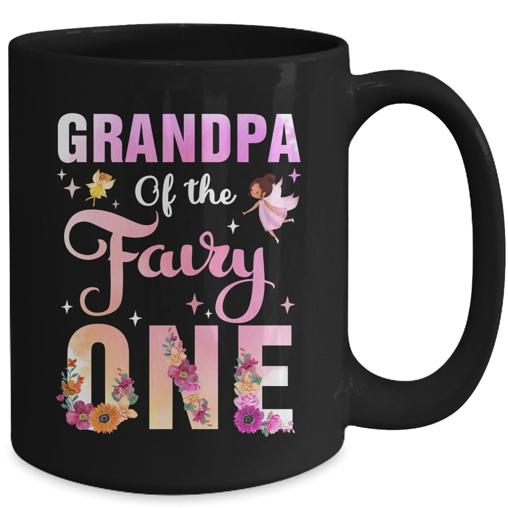 Grandpa Of The Fairy One 1st Birthday Girl Party Decoration Mug | siriusteestore