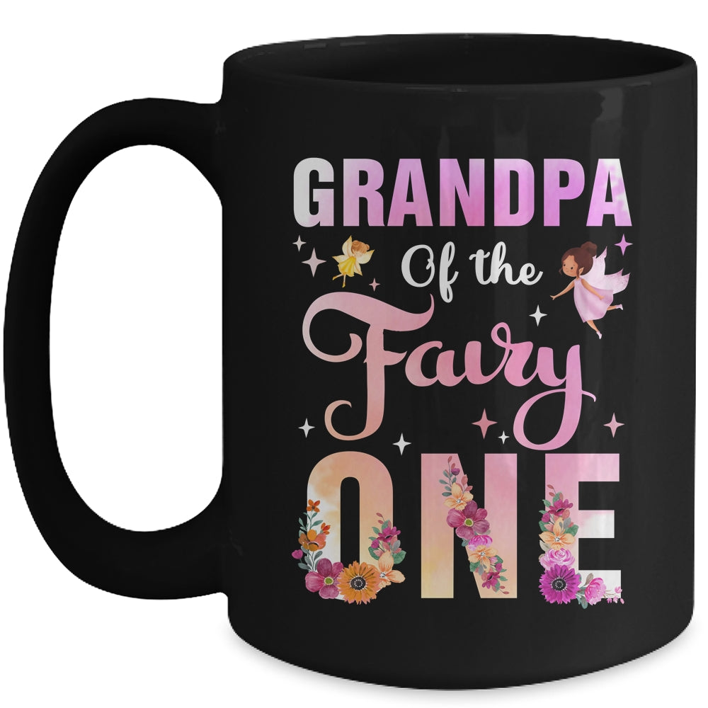 Grandpa Of The Fairy One 1st Birthday Girl Party Decoration Mug | siriusteestore