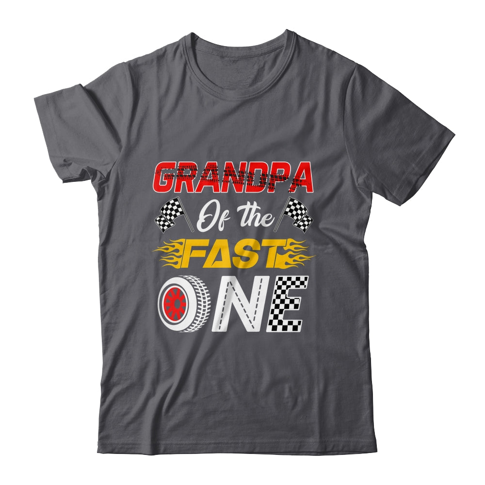 Grandpa Of The Fast One 1st Birthday Race Car Family Shirt & Hoodie | siriusteestore