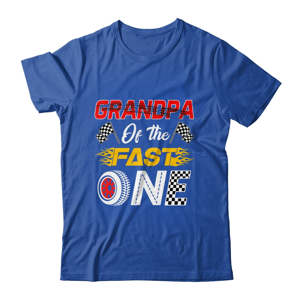 Grandpa Of The Fast One 1st Birthday Race Car Family Shirt & Hoodie | siriusteestore