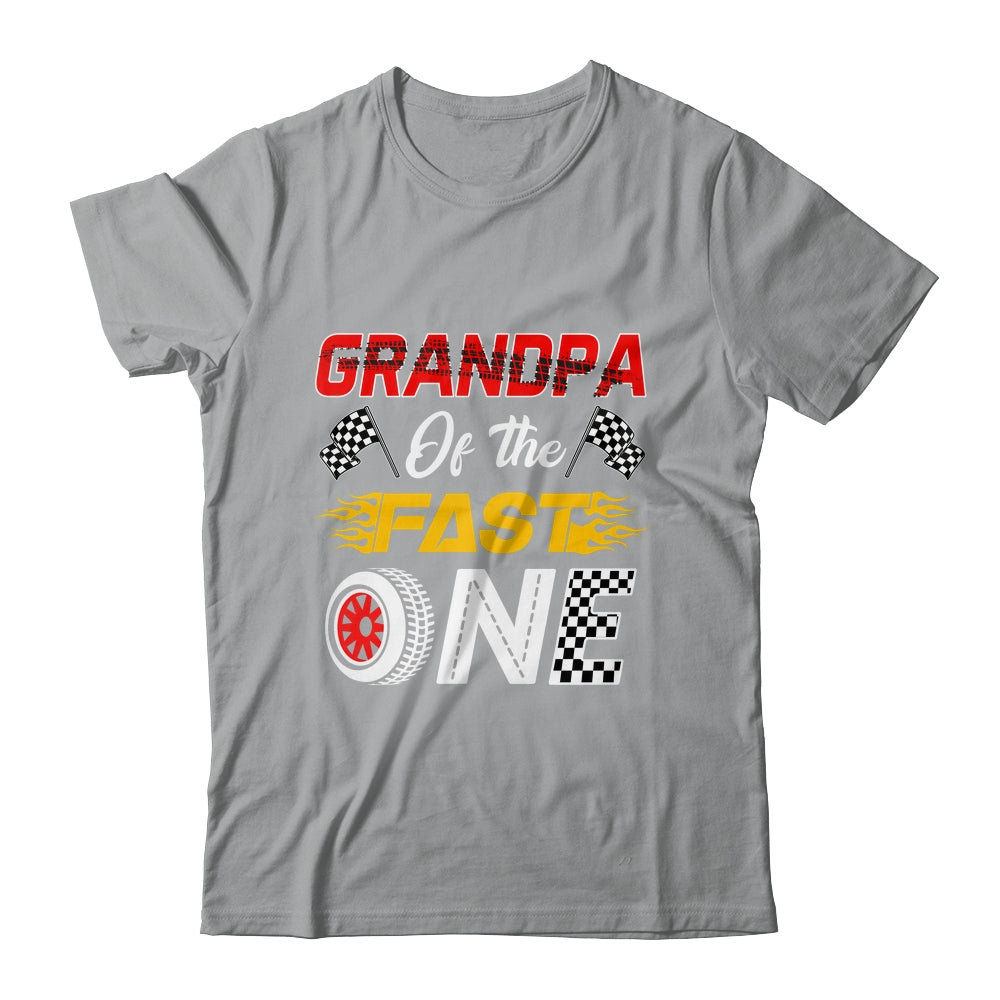 Grandpa Of The Fast One 1st Birthday Race Car Family Shirt & Hoodie | siriusteestore