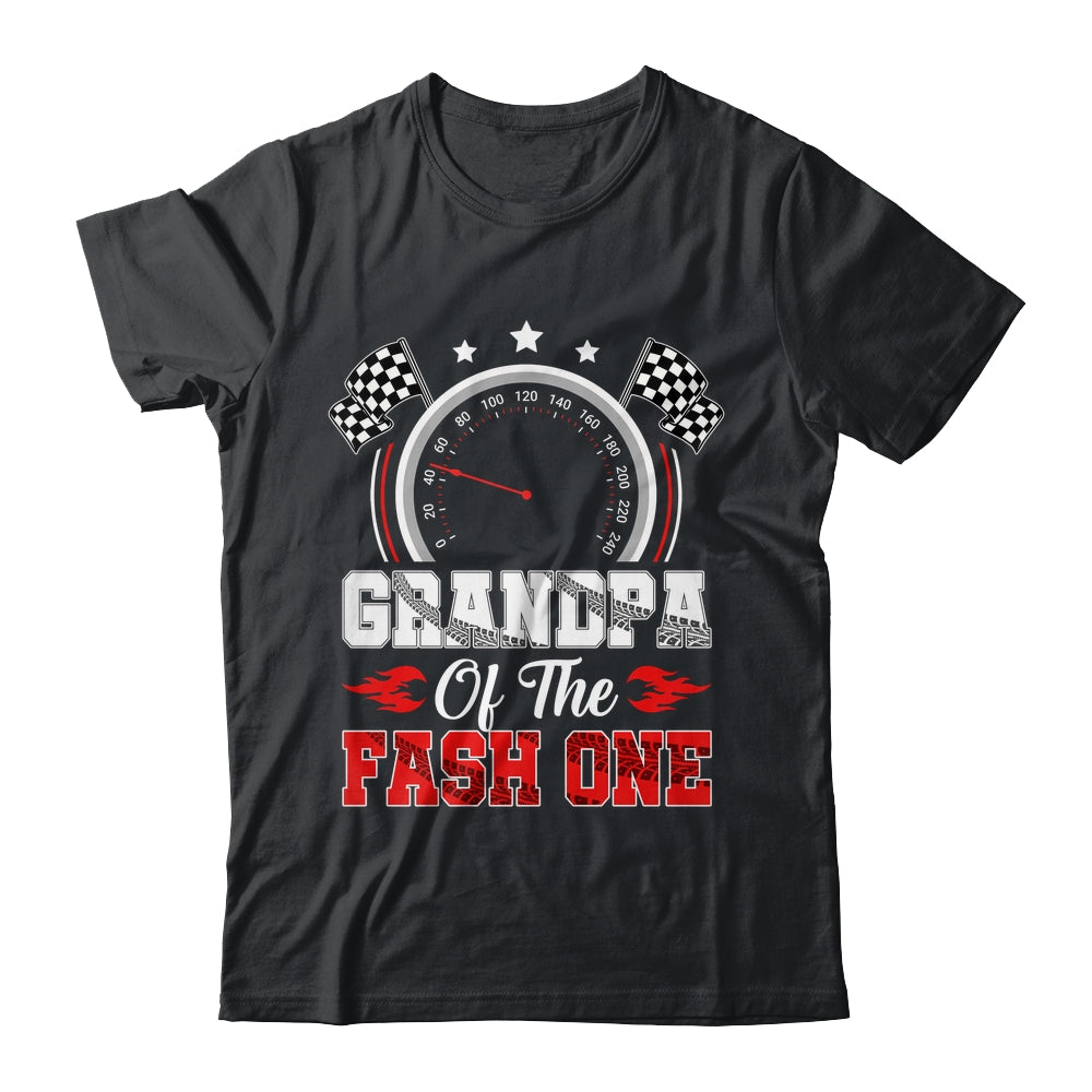 Grandpa Of The Fast One 1st Birthday Racing Car Family Shirt & Hoodie | siriusteestore