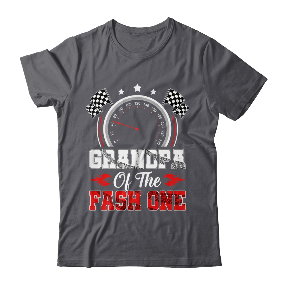 Grandpa Of The Fast One 1st Birthday Racing Car Family Shirt & Hoodie | siriusteestore