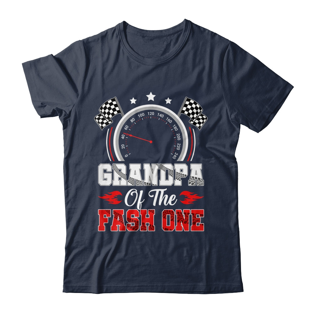 Grandpa Of The Fast One 1st Birthday Racing Car Family Shirt & Hoodie | siriusteestore