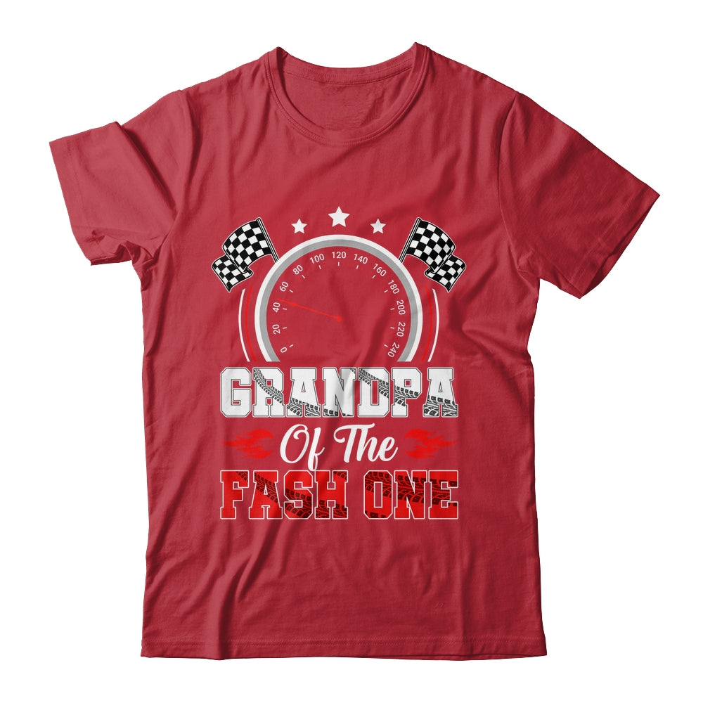 Grandpa Of The Fast One 1st Birthday Racing Car Family Shirt & Hoodie | siriusteestore