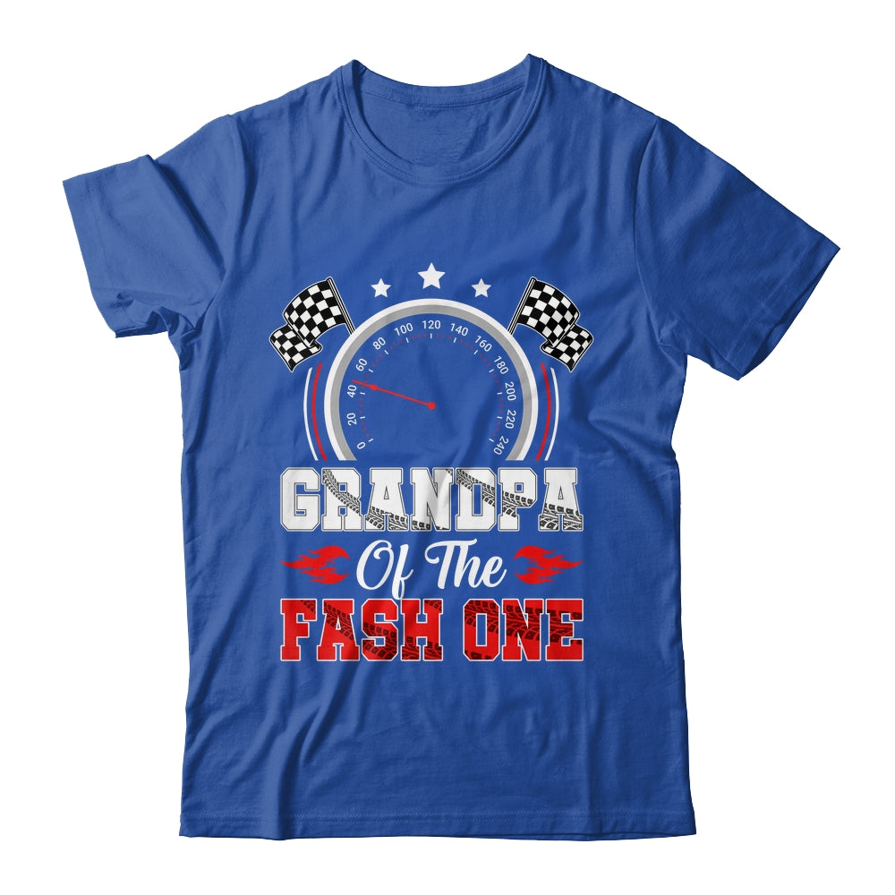 Grandpa Of The Fast One 1st Birthday Racing Car Family Shirt & Hoodie | siriusteestore