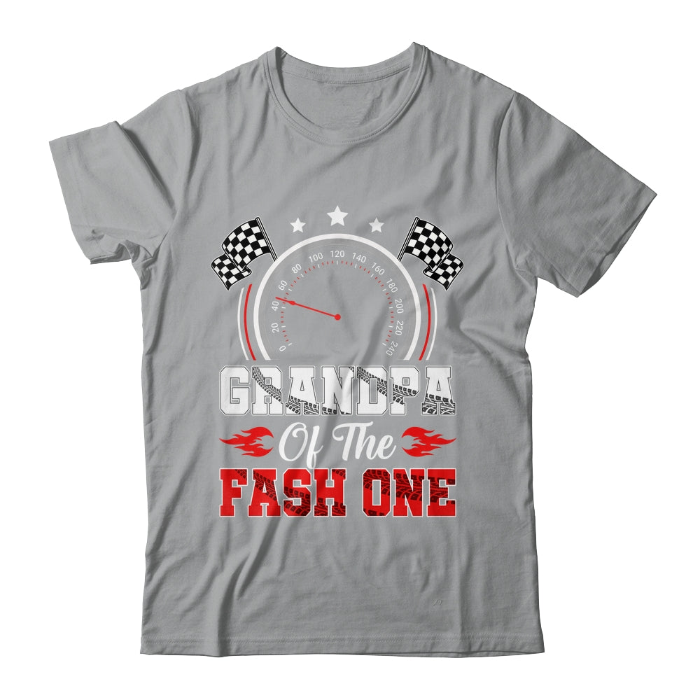 Grandpa Of The Fast One 1st Birthday Racing Car Family Shirt & Hoodie | siriusteestore