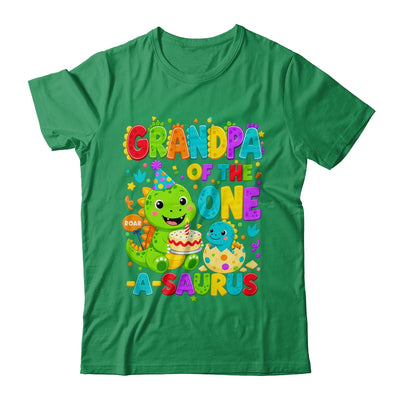 Grandpa Of The One-A-Saurus 1St Birthday Boy T-Rex Dinosaur Shirt & Hoodie | siriusteestore