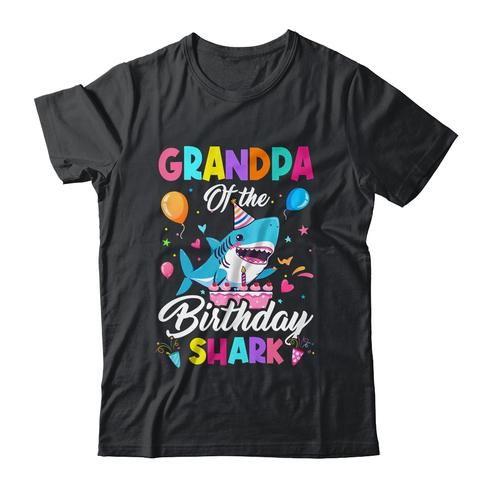 Grandpa Of The Shark Birthday Boy Girl Party Family Group Shirt & Hoodie | siriusteestore