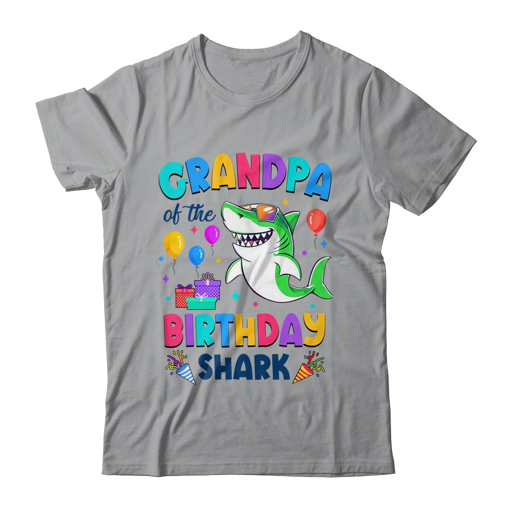 Grandpa Of The Shark Birthday Family Matching Party Kids Shirt & Hoodie | siriusteestore
