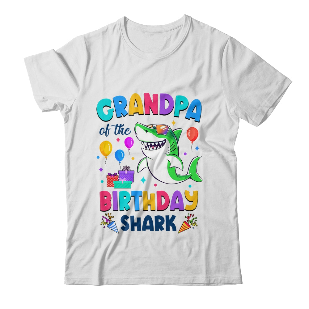 Grandpa Of The Shark Birthday Family Matching Party Kids Shirt & Hoodie | siriusteestore