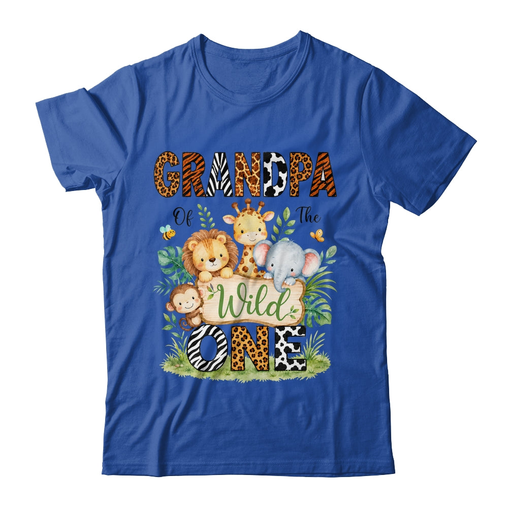 Grandpa Of The Wild One First Birthday Boy Jungle Safari Shirt & Hoodie | siriusteestore