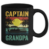 Grandpa Pontoon Boat Captain I Old Man Pontoon Boating Men Mug | siriusteestore