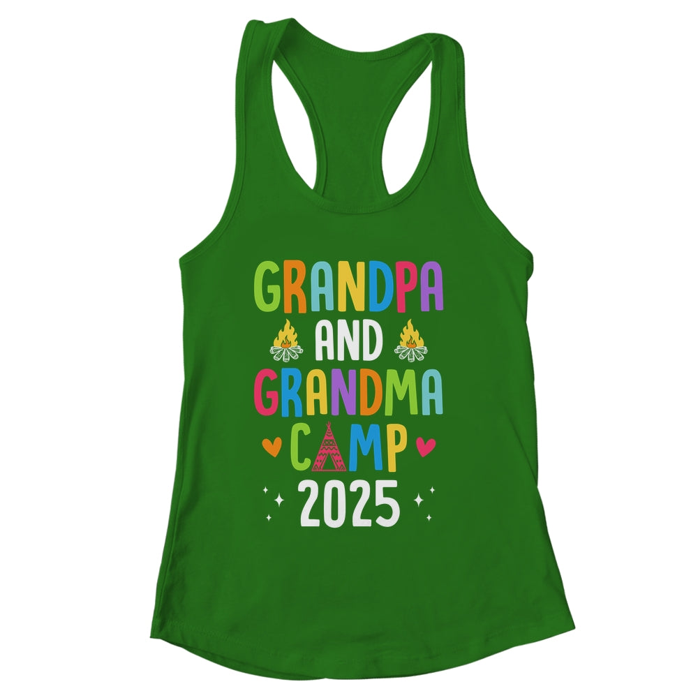 Grandparents Camp 2025 Cousins Summer Camping Vacation Shirt & Tank Top | siriusteestore