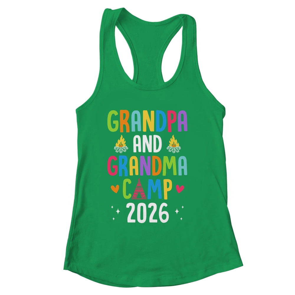 Grandparents Camp 2026 Cousins Summer Camping Vacation Shirt & Tank Top | siriusteestore