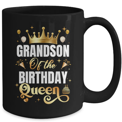 Grandson Of The Birthday Queen Funny Matching Birthday Party Mug | siriusteestore