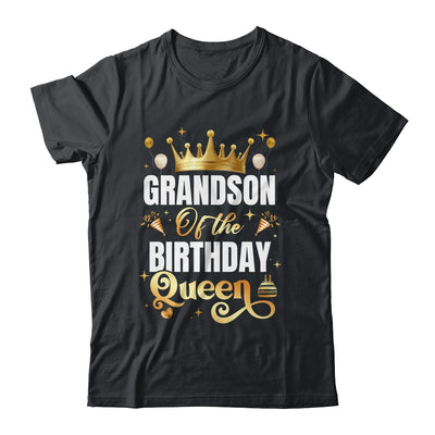 Grandson Of The Birthday Queen Funny Matching Birthday Party Shirt & Hoodie | siriusteestore