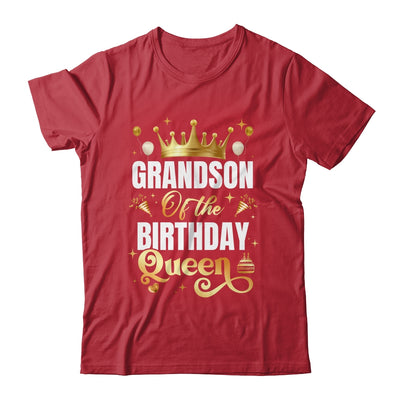 Grandson Of The Birthday Queen Funny Matching Birthday Party Shirt & Hoodie | siriusteestore