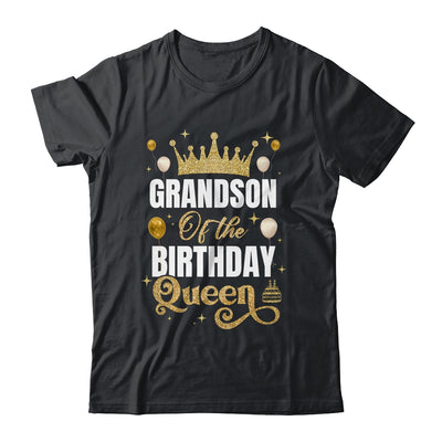 Grandson Of The Birthday Queen Women Girls Bday Party For Her Shirt & Hoodie | siriusteestore