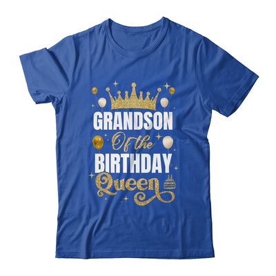 Grandson Of The Birthday Queen Women Girls Bday Party For Her Shirt & Hoodie | siriusteestore