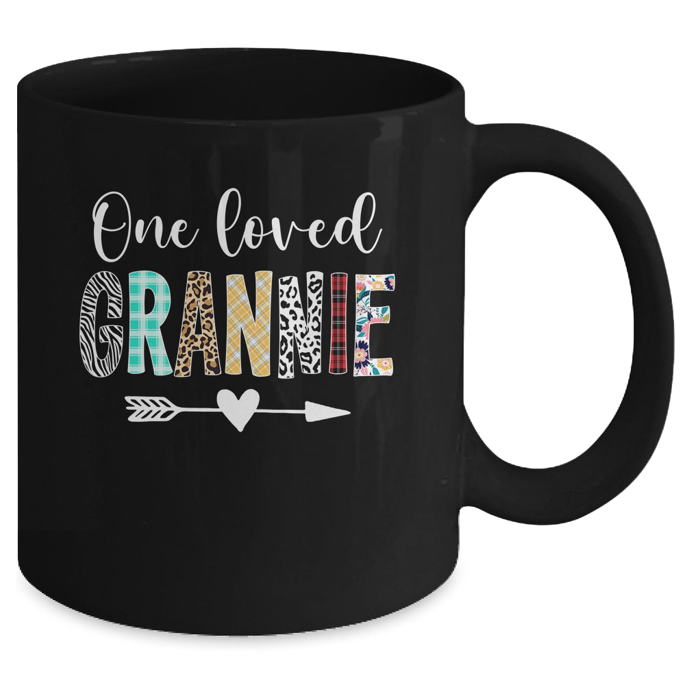 Grannie Women Cute Design One Loved Grannie Mother's Day Mug | siriusteestore
