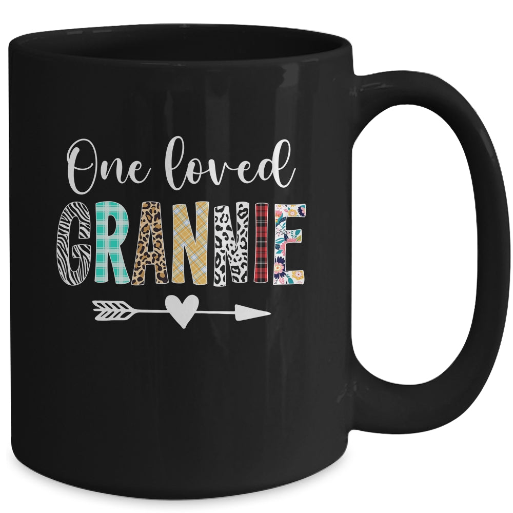 Grannie Women Cute Design One Loved Grannie Mother's Day Mug | siriusteestore