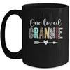 Grannie Women Cute Design One Loved Grannie Mother's Day Mug | siriusteestore