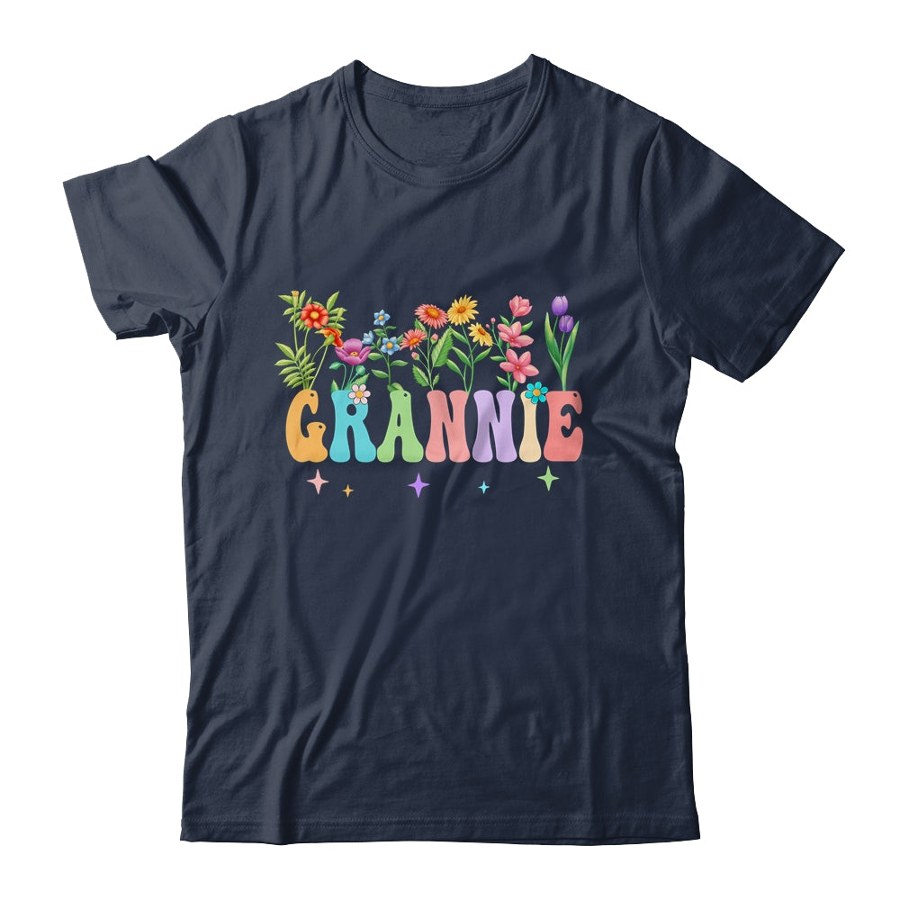 Grannie Women Wildflower Floral Design Grannie Mothers Day Shirt & Tank Top | siriusteestore