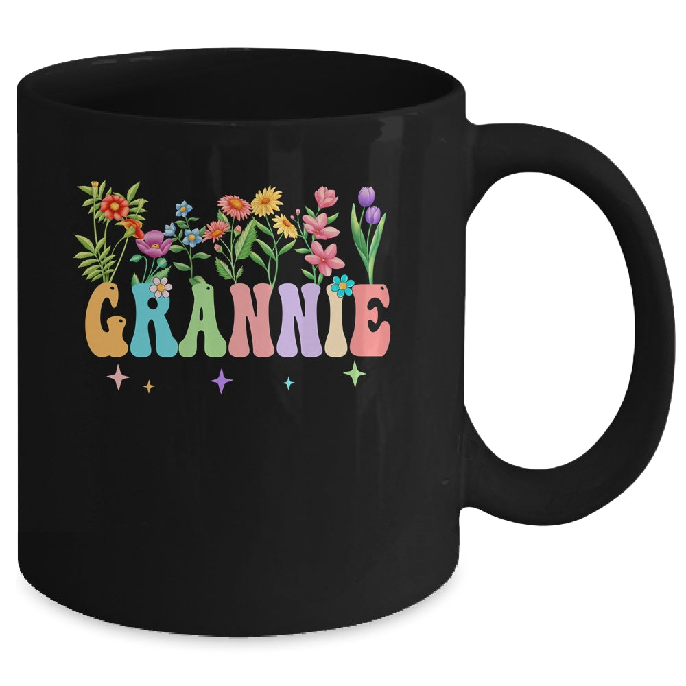 Grannie Women Wildflower Floral Design Grannie Mothers Day Mug | siriusteestore