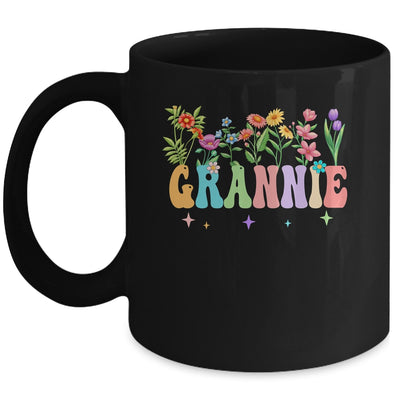 Grannie Women Wildflower Floral Design Grannie Mothers Day Mug | siriusteestore