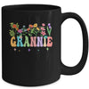 Grannie Women Wildflower Floral Design Grannie Mothers Day Mug | siriusteestore