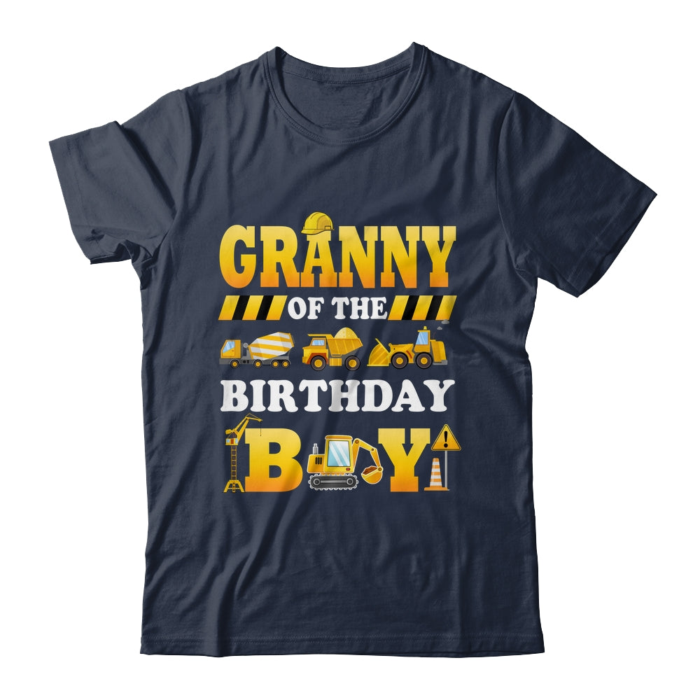 Granny Of The Birthday Boy Construction Matching Family Shirt & Hoodie | siriusteestore