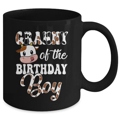 Granny Of The Birthday Boy Cow Farm 1st Birthday Boy Mug | siriusteestore