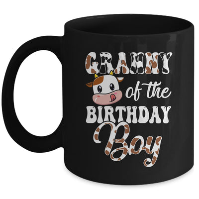 Granny Of The Birthday Boy Cow Farm 1st Birthday Boy Mug | siriusteestore