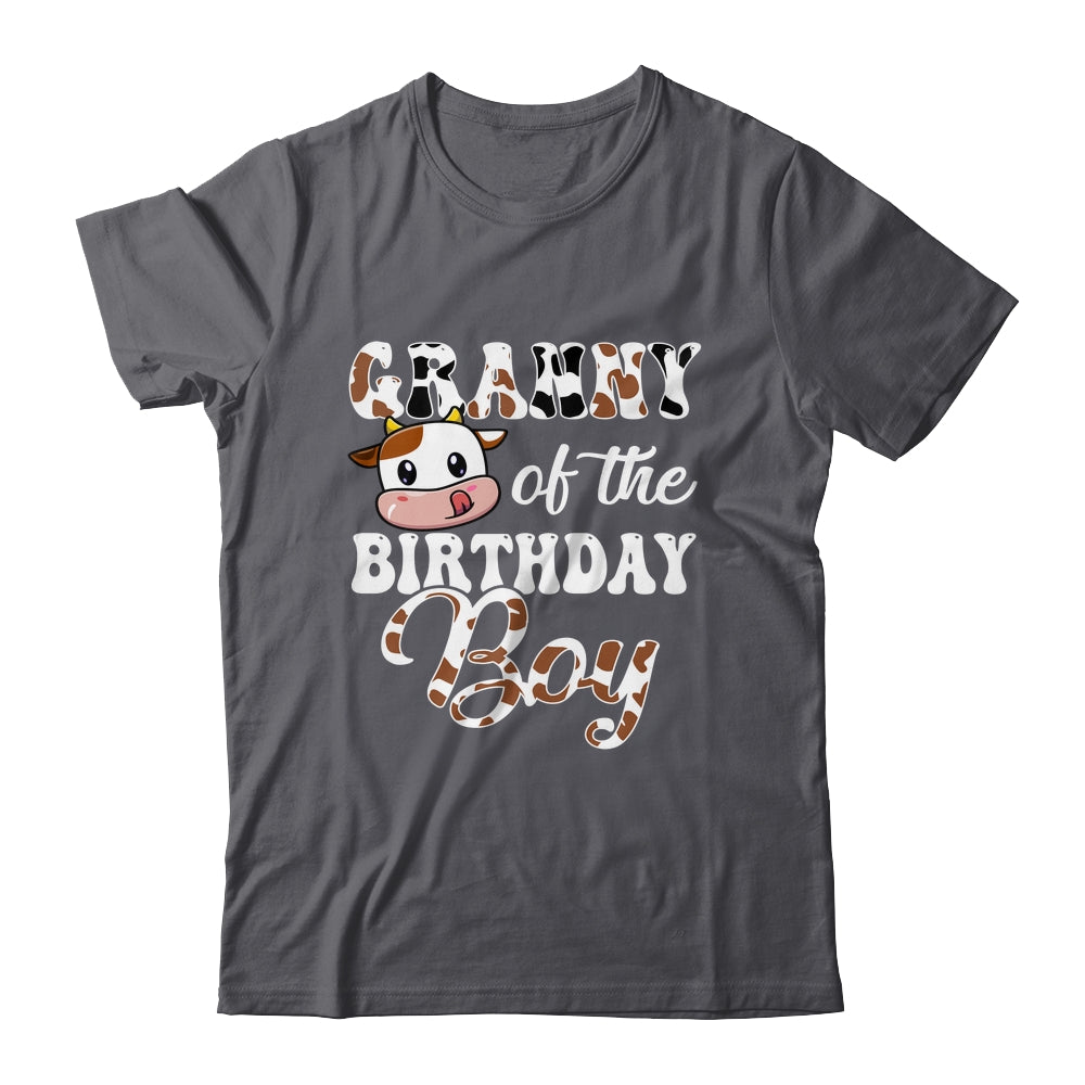 Granny Of The Birthday Boy Cow Farm 1st Birthday Boy Shirt & Hoodie | siriusteestore