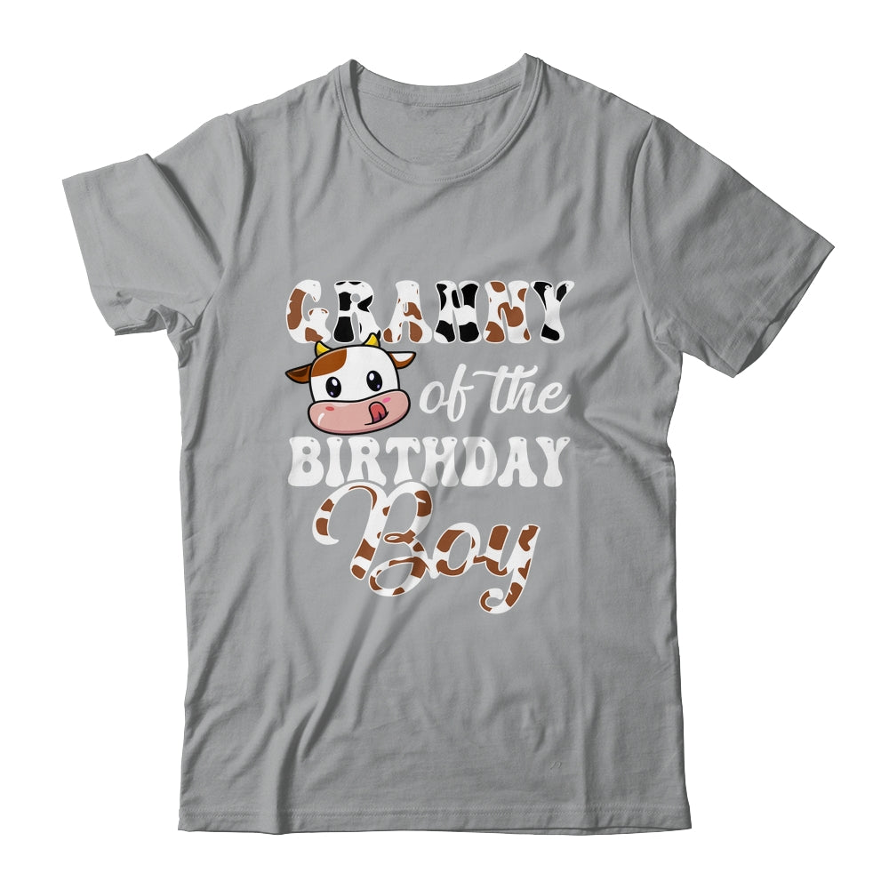 Granny Of The Birthday Boy Cow Farm 1st Birthday Boy Shirt & Hoodie | siriusteestore