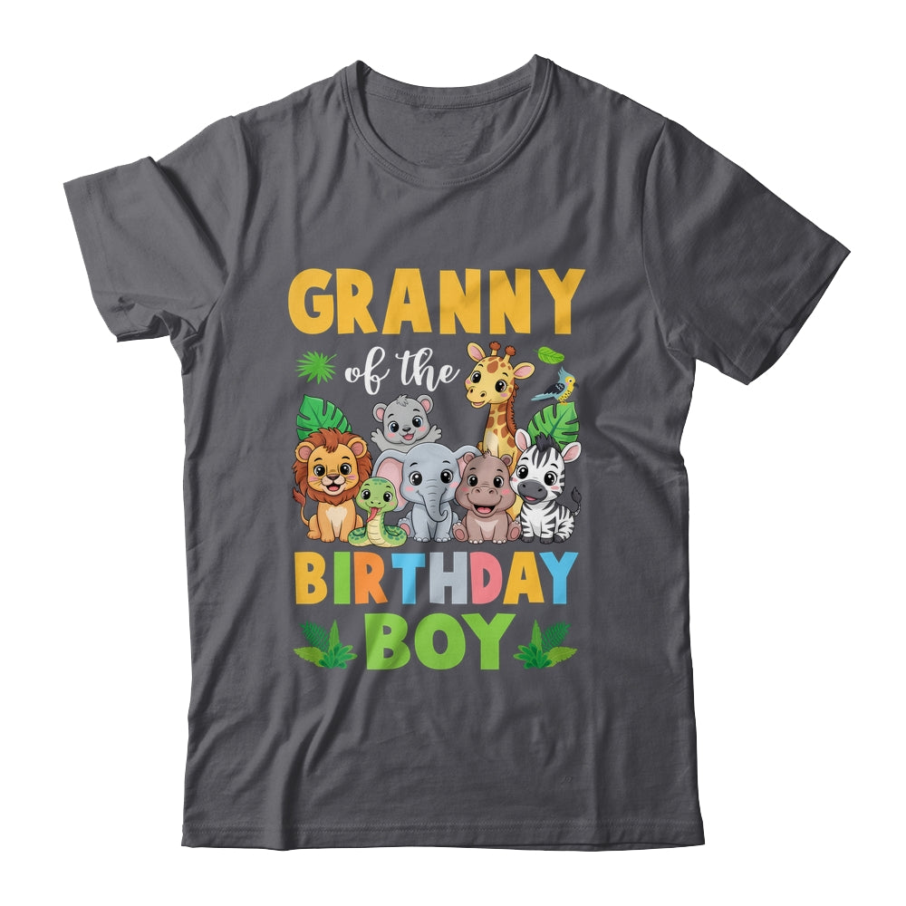 Granny Of The Birthday Boy Kids Safari Jungle Animal Shirt & Hoodie | siriusteestore